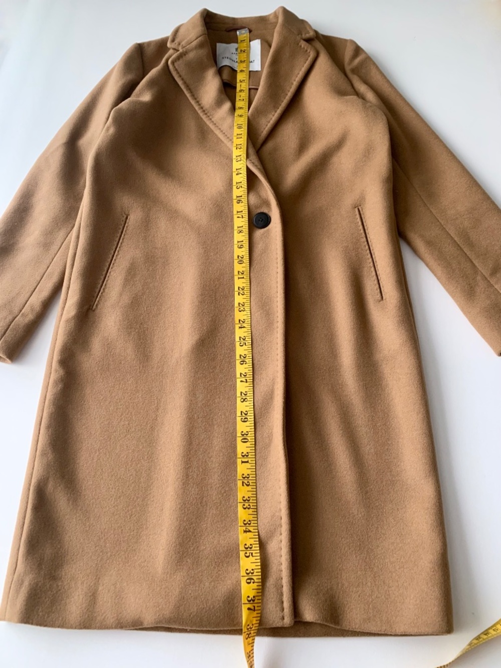 Babaton Stedman Virgin Wool Pea Coat Size XS - Picture 8 of 14